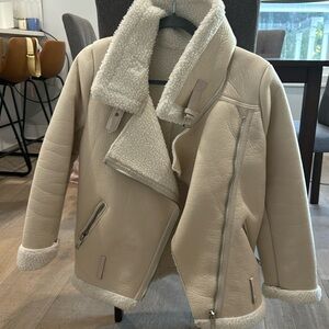 Faux Shearling Cream Jacket